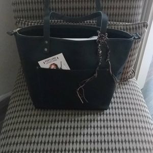 PORTLAND LEATHER GOODS ZIP TOTE